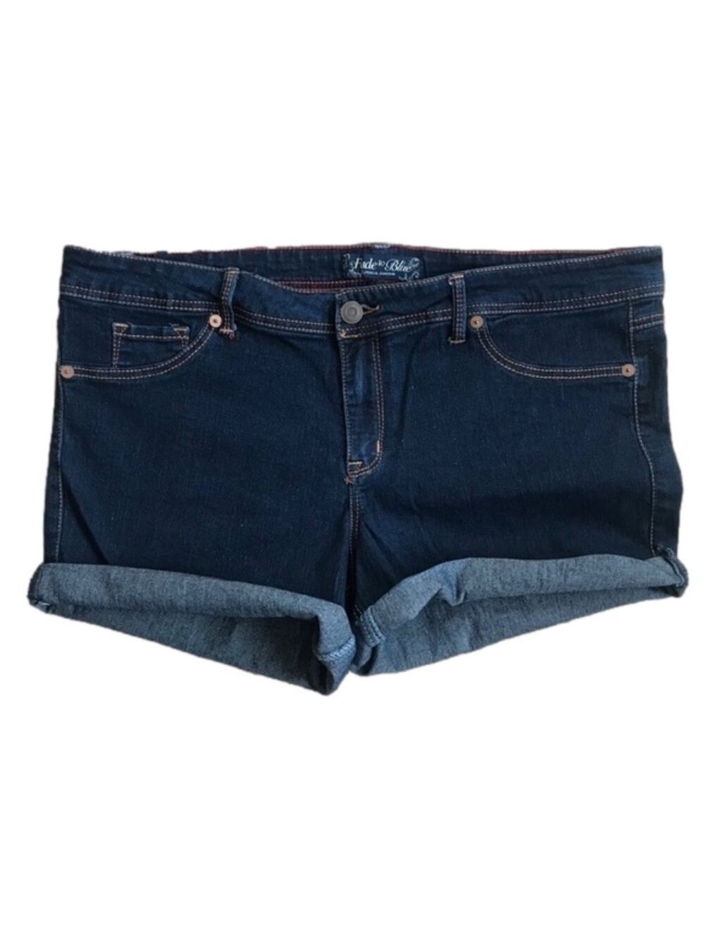 FADE to Blue stretch denim cut offs plus size 22W